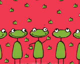 Les grenouilles Posters par Andree Prigent