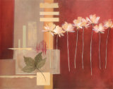 Contemporary Crimson II Posters van Carol Robinson Contemporary Crimson II Posters van Carol Robinson