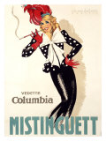 Mistinguett reproduction procédé giclée par Jean-Dominque Van Caulaert