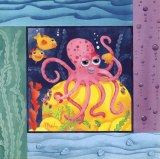 Seafriends - Octopus Prints by Paul Brent