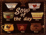 Soupe du jour Affiches par Jo Moulton