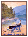 In vacanza negli Adirondack Stampa giclée In vacanza negli Adirondack Stampa giclée