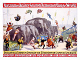 Barnum En Bailey Grootste Tentoonstelling Der Wereld Lámina giclée Barnum En Bailey Grootste Tentoonstelling Der Wereld Lámina giclée
