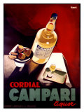 Cordial Campari Reproduction procédé giclée par Marcello Nizzoli