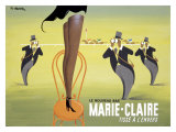Marie-Claire reproduction procédé giclée par Pierre Fix-Masseau