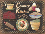 Country Kitchen Poster by Jo Moulton