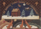 A casa por Navidad Pósters por Jo Moulton