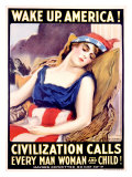 Wake Up, America Giclee Print