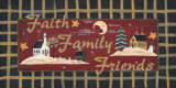 Faith, Family, Friends Prints by Jo Moulton