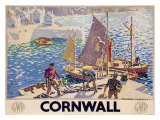 LMS Railway, Cornwall Giclee Print