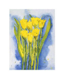 Yellow Tulips Prints by Witka Kova
