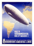 Graf Zeppelin, Hamburg to Amerika, c.1937 Gicléedruk