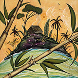 Cabane des mers du Sud Poster par Jessica Fries