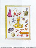 Cute Float Poster by Karyn Frances Gray