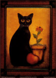 Framed Cat II Prints by Jessica Fries