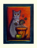 Framed Cat IV Prints by Jessica Fries