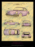 Porsche Patent Kunstdrucke