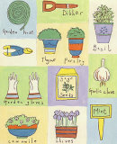 Garden/Herb I Prints by Lorraine Cook