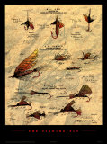 La mouche de pêche Affiches