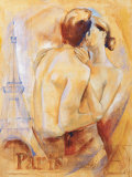Kiss in Paris Affiches par Talantbek Chekirov