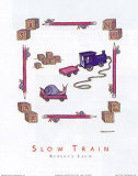 Tren lento Láminas por Rebecca Lach