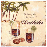 Waikiki Posters par Steff Green