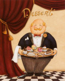 Le serveur - Dessert Posters par Daphne Brissonnet