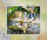 Our garden in bloom Art by Willem Haenraets