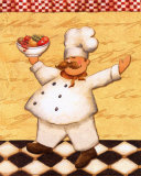 Le Chef et le Fruits Prints by Daphne Brissonnet