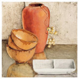 Ochre and Yellow I Poster by Ina van Toor