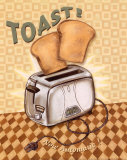 Flotte Fünfziger – Toast Kunstdrucke von Charlene Audrey