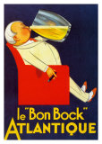 Bierwerbung "Bon Bock" Kunstdrucke