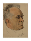 Portrait of Alexander Dmitrievich Tsiurupa (1870-192), 1922 Giclee Print by Nikolai - nikolai-andreevich-andreev-portrait-of-alexander-dmitrievich-tsiurupa-1870-192-1922