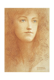 A Young Englishwoman Giclée-Druck von Fernand Khnopff