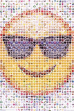 kaleidoscope glasses emoji vector