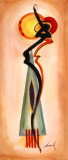 Chanteuse I Poster von Alfred Gockel