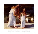 Feeding the Ducks Posters by Nancy Seamons Crookston