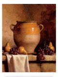 Confit Jar with Pears and Grapes Posters par Loran Speck