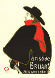 Henri de Toulouse-Lautrec - Aristide Bruant Dans Son Cabaret Plakát Henri de Toulouse-Lautrec - Aristide Bruant Dans Son Cabaret Plakát