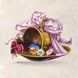 Teacup with Blue Bird Posters by Consuelo Gamboa