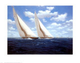 Rainbow and Endeavor, Americas Prints by Stephen Renard