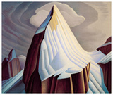 Mont Lefroy Affiche par Lawren S. Harris