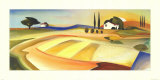 Felder der Toskana Kunstdrucke von Heinz Kirchner