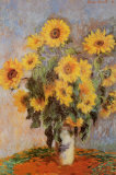 Claude Monet - Sunflowers, c.1881 - Posterler Claude Monet - Sunflowers, c.1881 - Posterler