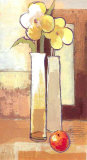 Fruit and Flower Composition Print by Ranz 