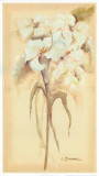 Lilies Bouquet II Poster by Luis Romero