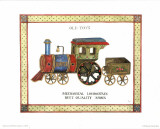 Mechanical Locomotive Prints by Isabelle De Bercy