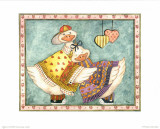 Famille d'oies II Posters par Isabelle De Bercy
