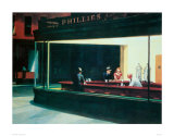 Edward Hopper - Gece Kuşları, c.1942 - Poster