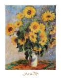 Sunflowers Poster von Claude Monet